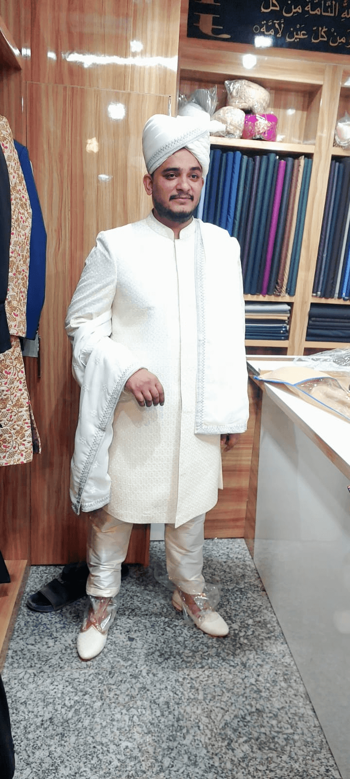 White kurta set