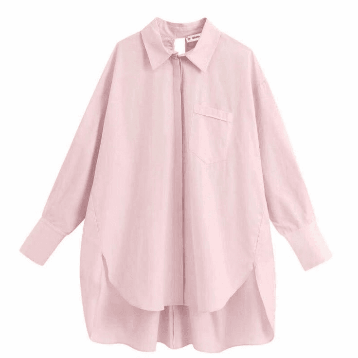 Pink collared shirt