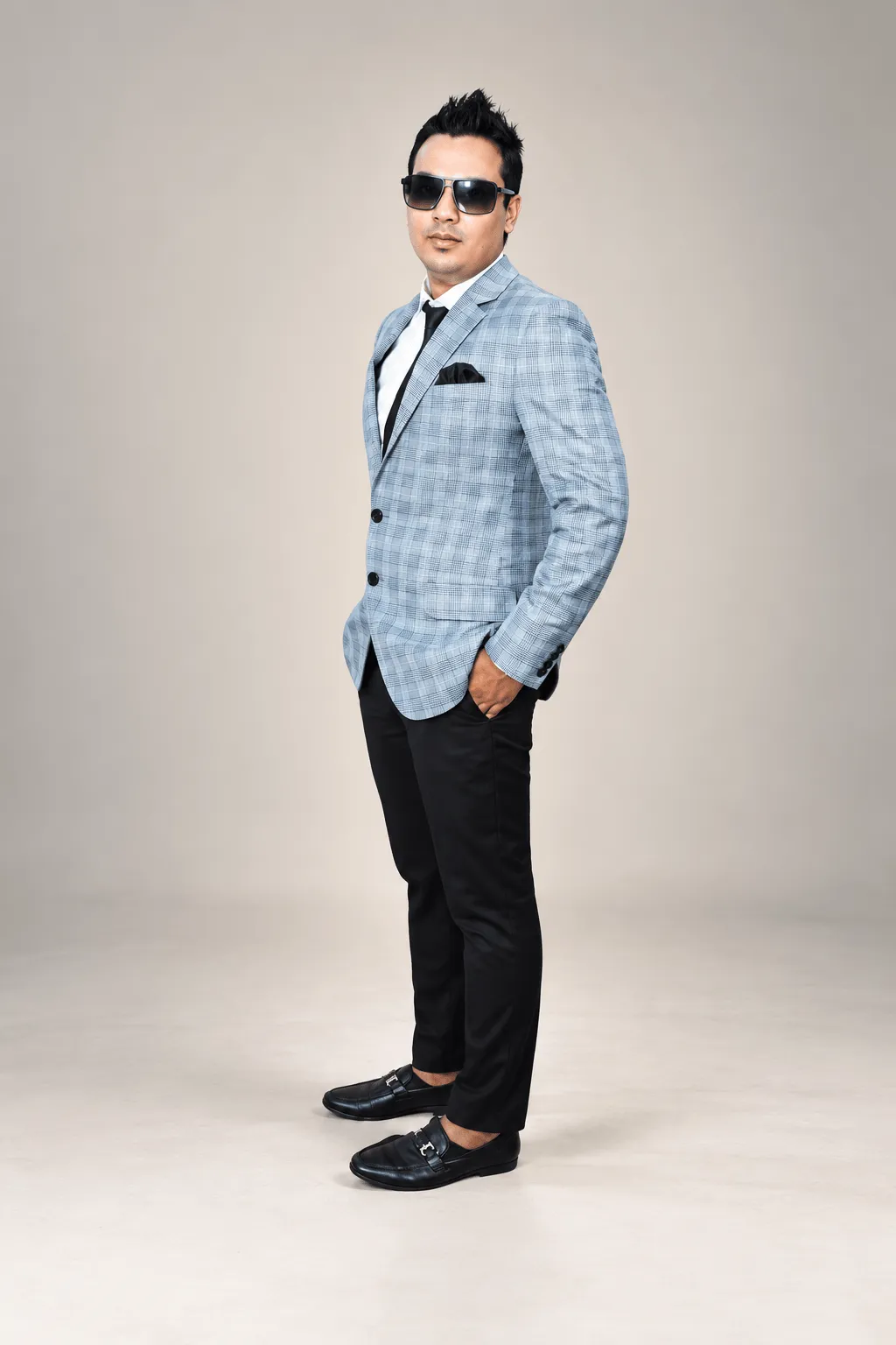 Light blue blazer